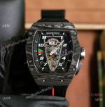 Swiss Top Replica Richard Mille RM 40-01 Tourbillon Carbon Fiber TPT Men's Watch